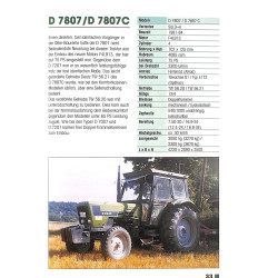 Deutz Typenkompass Traktoren seit 1978