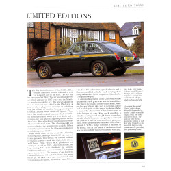 Original MGB, MGC and MGB GT V8 models