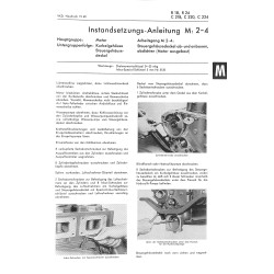 Instandsetzungs-Anleitung Hanomag-Schlepper R18,24/C218,220,224, handleiding , gebruiksaanwijzing