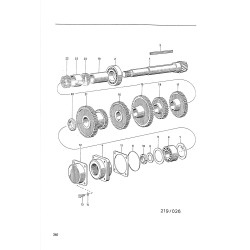 P-23 Ersatzteilliste Porsche-Diesel Standard Star 219, onderdelenlijst