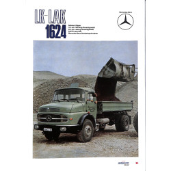 Mercedes-Benz Kipper-Prospekte  1950-1990