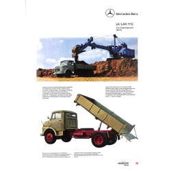 Mercedes-Benz Kipper-Prospekte  1950-1990