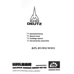 Werkstatthandbuch für luftgekühlte Deutz Dieselmotoren B/FL911/912/W/913, werkplaats handboek