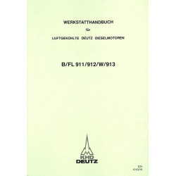 Werkstatthandbuch für luftgekühlte Deutz Dieselmotoren B/FL911/912/W/913, werkplaats handboek