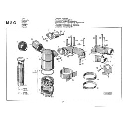 Ersatzteilliste Deutz F2L410 Z0141-42, onderdelen lijst