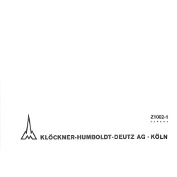Ersatzteilliste Deutz D5006, onderdelenlijst