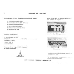 Ersatzteilliste Deutz D5006, onderdelenlijst