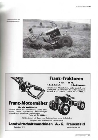 Schweizer Traktorenbau Band 2 Voorkant