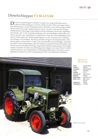 Traktoren Das A-Z der modellreichen Schleppergeschichte Voorkant