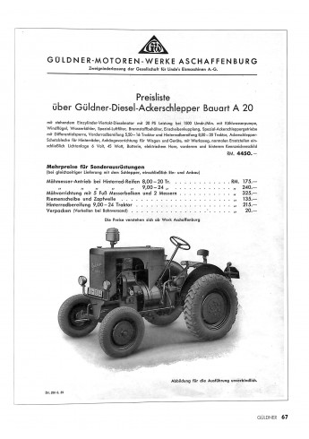 Guldner Traktoren & Motoren VoorKant