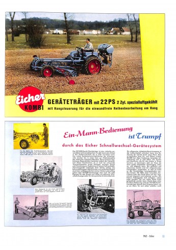  Eicher, Traktoren und Landmaschinen Voorkant