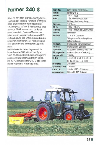 Fendt,Schlepper und Tractoren seit 1974 Voorkant
