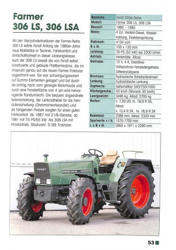 Fendt,Schlepper und Tractoren seit 1974 Voorkant