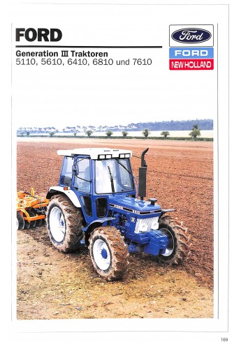 Ford Traktoren Serie 10 bis New Holland 1981-1995 Voorkant