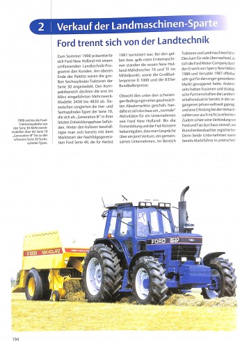 Ford Traktoren Serie 10 bis New Holland 1981-1995 Voorkant