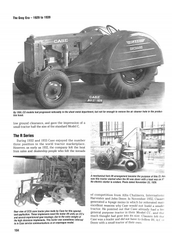 Full Steam Ahead, J.I. Case Tractors & Equipment 1842-1955