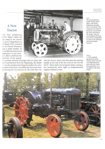 Ford Tractor Story part One : Dearborn to Dagenahm 1917-1964 Voorkant
