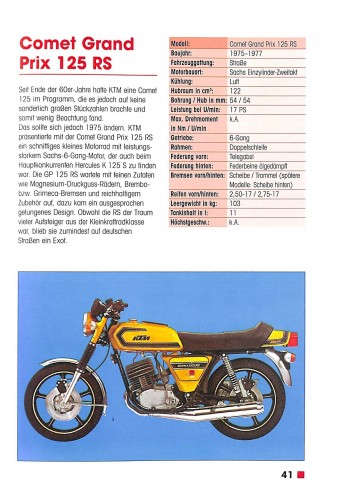 KTM Motorräder seit 1953 Voorkant