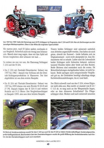Hanomag in Wort und Bild 2013 Voorkant