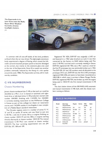 Jensen V8  - The Complete Story of the American-Powerd Cars