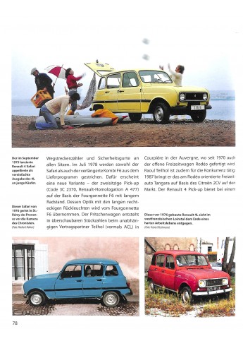 Renault R4 alle Modelle von 1961 bis 1992