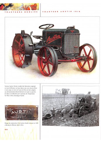 Tracteurs oubliés de nos campagnes 1919-1924 Voorkant