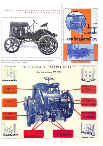 Tracteurs oubliés de nos campagnes 1919-1924 Voorkant