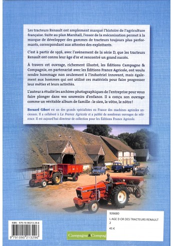 L'âge d'or des tracteurs Renault Des années 50 aux années 80 Voorkant