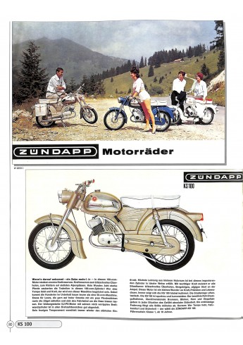 Zündapp Prospekte  - Motorrad & Roller 1947-1984 Voorkant
