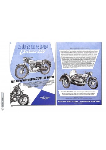 Zündapp Prospekte  - Motorrad & Roller 1947-1984 Voorkant
