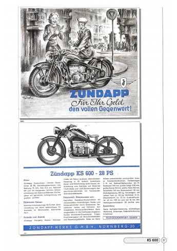 Zündapp Prospekte  - Motorrad & Roller 1947-1984 Voorkant