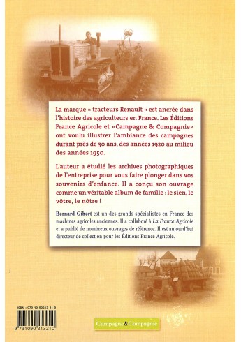 Tracteurs Renault : L'album photos 1917 à 1950 Voorkant