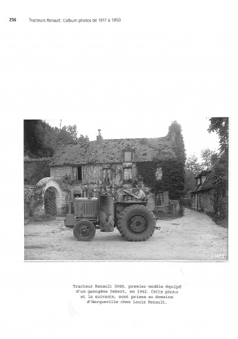 Tracteurs Renault : L'album photos 1917 à 1950 Voorkant