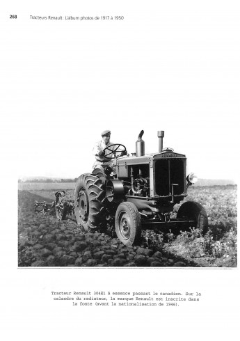 Tracteurs Renault : L'album photos 1917 à 1950 Voorkant