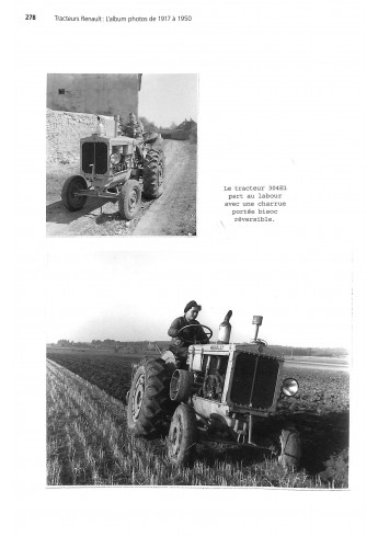 Tracteurs Renault : L'album photos 1917 à 1950 Voorkant