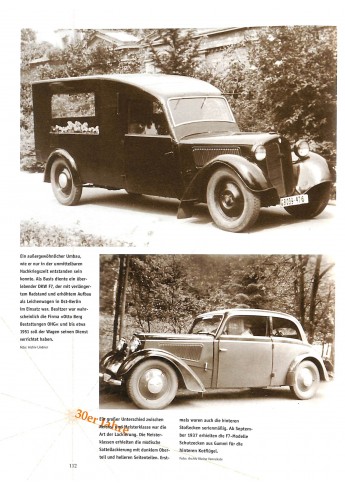 DKW Fotoalbum 1928-1942, Auto