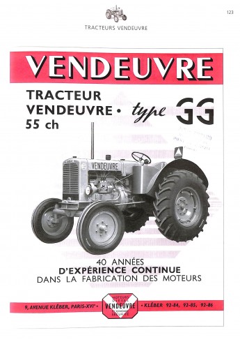 Tracteurs Vendeuvre - Toute une histoire Voorkant