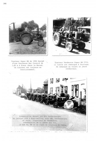 Tracteurs Vendeuvre - Toute une histoire Voorkant