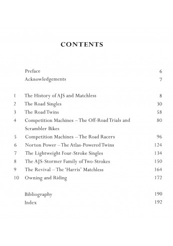 AJS and Matchless  Post -War Singles and Twins  -  The Complete Story Voorkant
