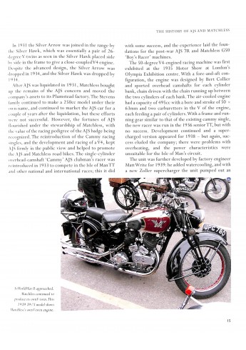 AJS and Matchless  Post -War Singles and Twins  -  The Complete Story Voorkant