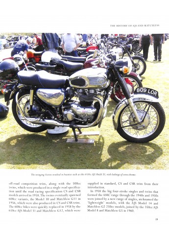 AJS and Matchless  Post -War Singles and Twins  -  The Complete Story Voorkant