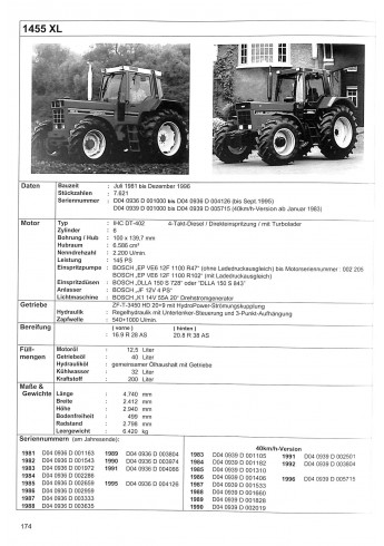 International Harvester Datenbuch der Schlepper aus Neuss am Rhein  Voorkant