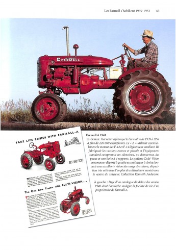 Le grand livre de tracteurs Farmall Voorkant