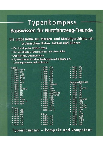 Typenkompass Holder Einachsschlepper und Traktoren seit 1930 Voorkant