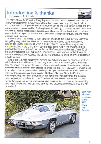 Corvette C2 Sting Ray 1963 to 1967  - The Essential Buyer's Guide