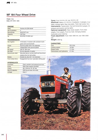 A world wide guide to Massey Ferguson 100 and 1000 tractors 1964-1988 Voorkant