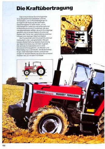 Massey Ferguson, Prospekte 1976-1985 Voorkant