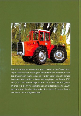 Massey Ferguson, Prospekte 1976-1985 Voorkant