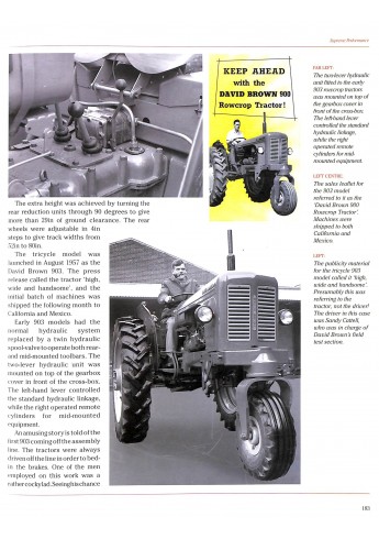 The David Brown Tractor Story, Part Two Voorkant