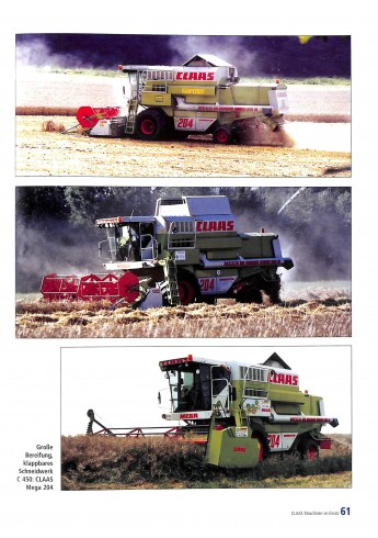 Claas Maschinen im Einsatz